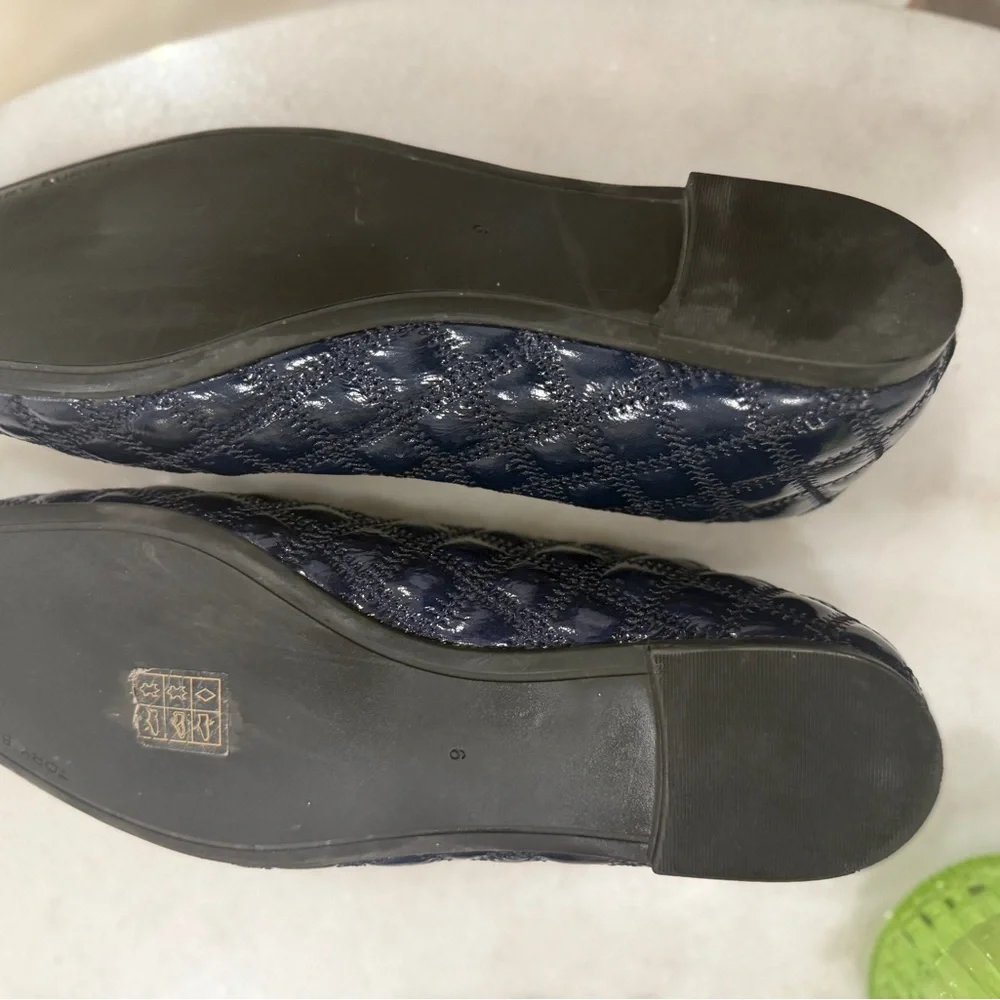 Tory Burch Navy Blue Women's Shoes - Picture 2 of 5